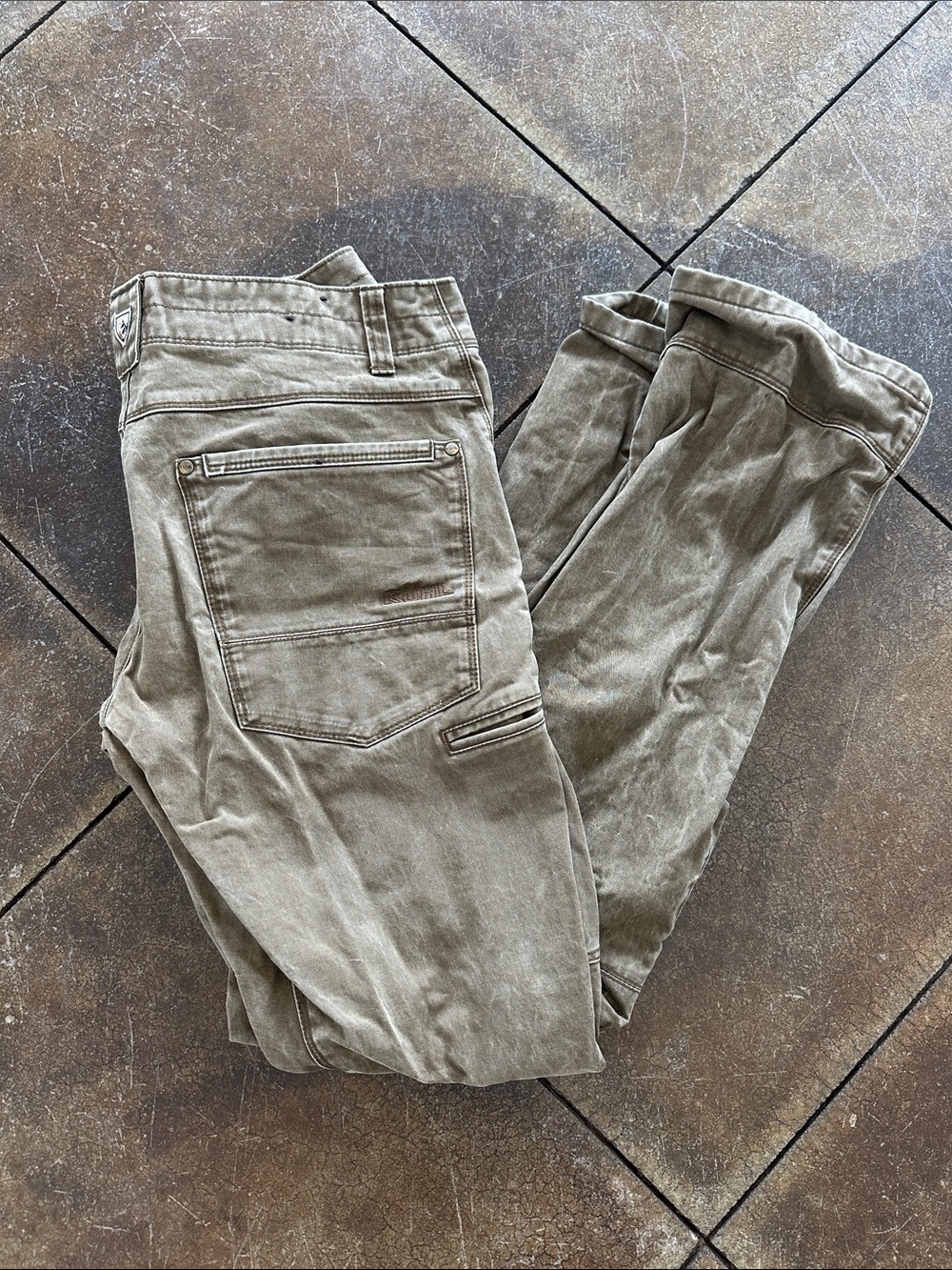 Kuhl Men's Olive/Tan Cargo Pants